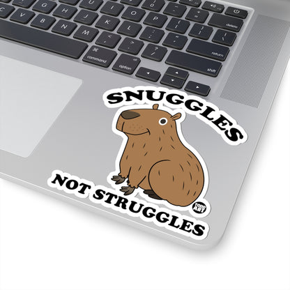 Snuggles Not StrugglesTodd Art Sticker