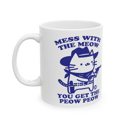 Cowboy Cat Gunslinger Todd Art Mug