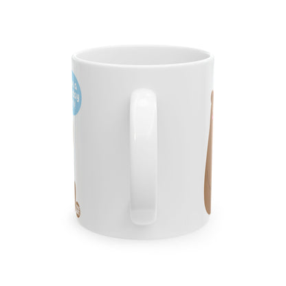 Friendly Bear Greeting Todd Art Mug