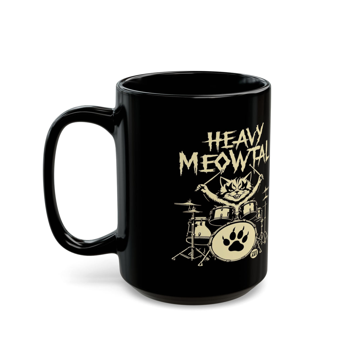 Feline Drummer Todd Art Mug