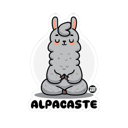 Llama MeditationTodd Art Sticker