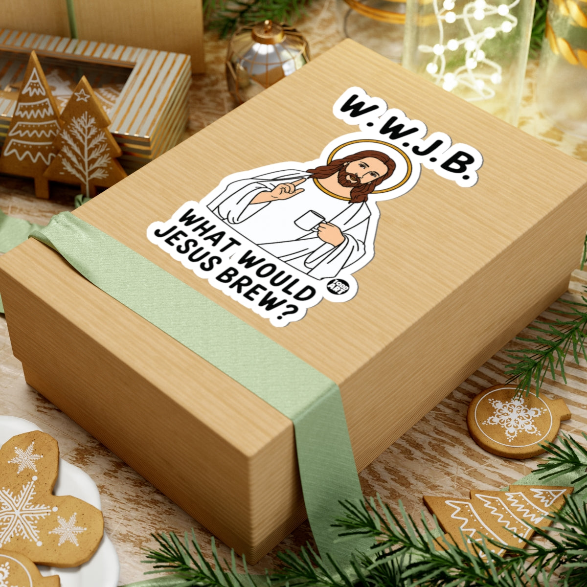W.W.J.B. Todd Art Sticker