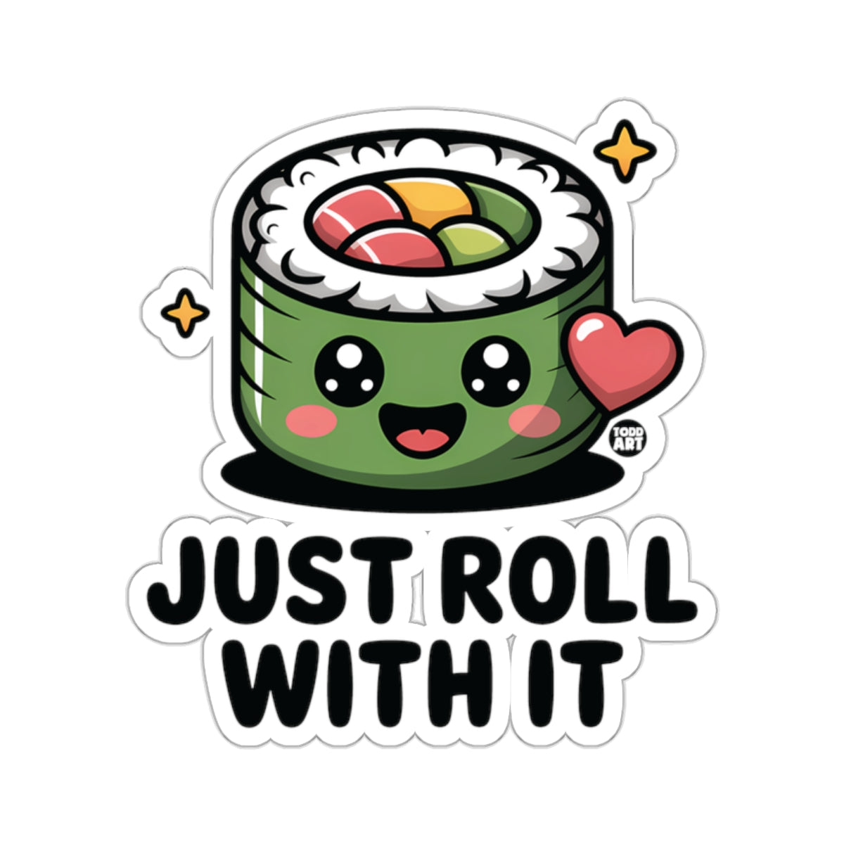 Cute Kawaii Sushi Just Roll With It Food Design 