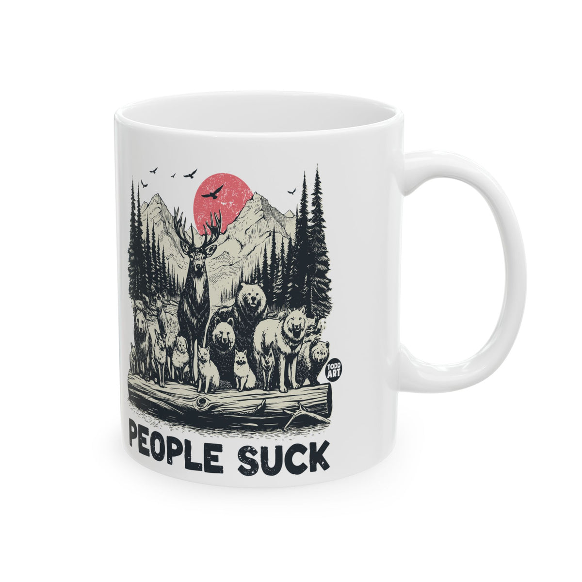 Forest of Beasts Todd Art Mug