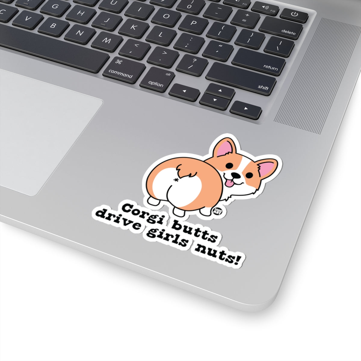 Corgi ButtTodd Art Sticker