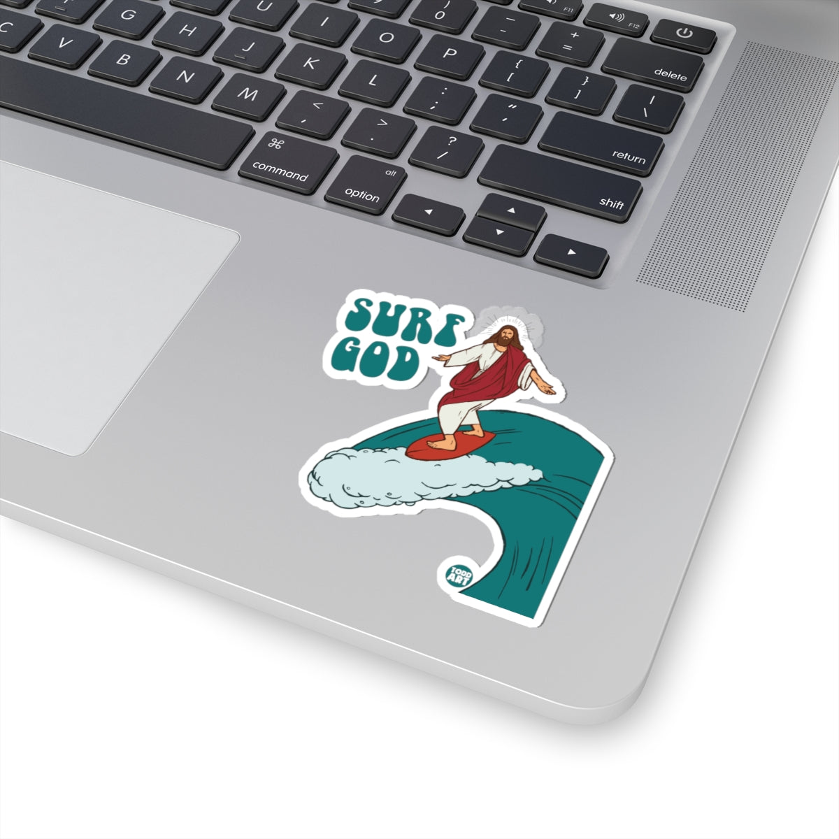 Surf GodTodd Art Sticker