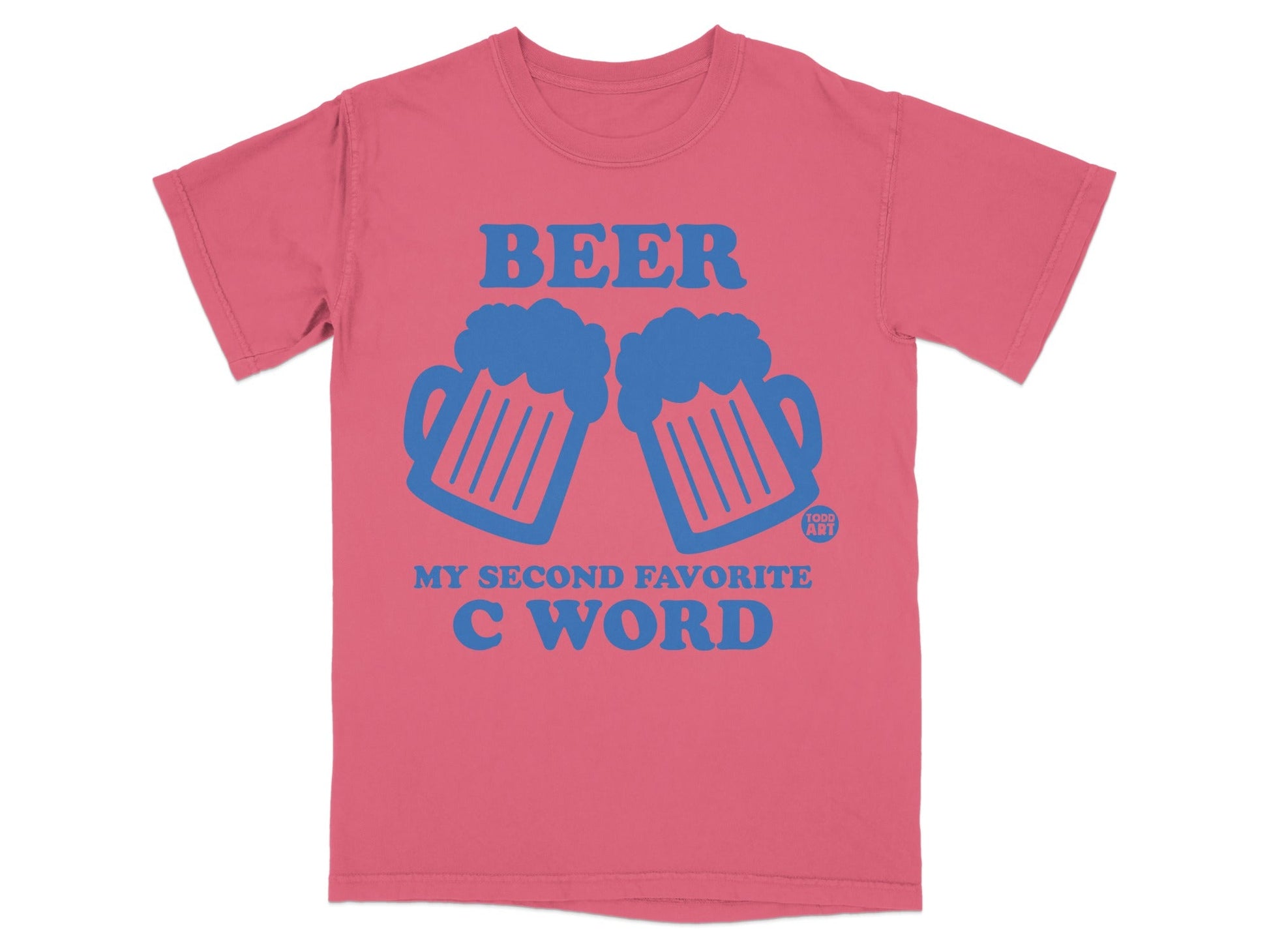 BEER My Second Favorite C Word Graphic T-Shirt