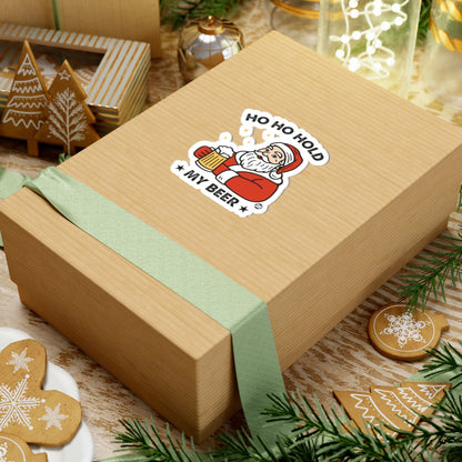Ho Ho Hold My Beer Todd Art Sticker