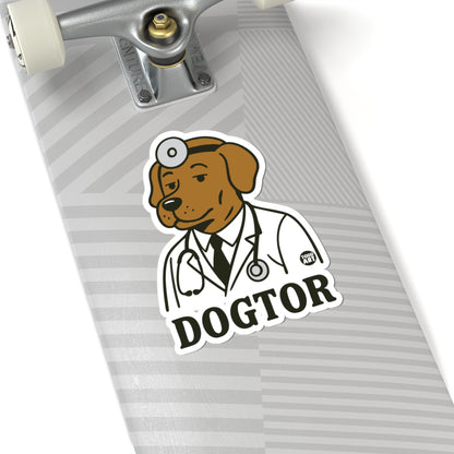 Veterinarian Todd Art Sticker