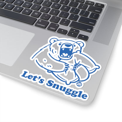 Let's SnuggleTodd Art Sticker