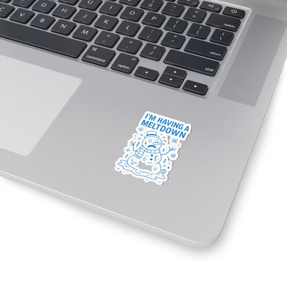 Snowman CrisisTodd Art Sticker