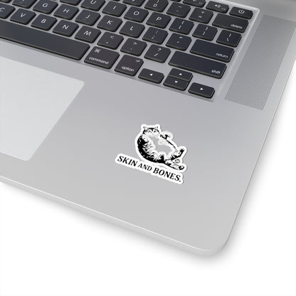 Skin and BonesTodd Art Sticker