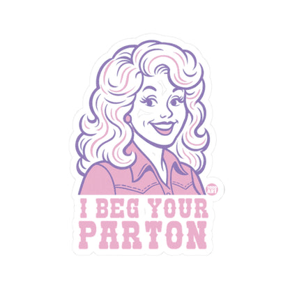 Excuse MeTodd Art Sticker
