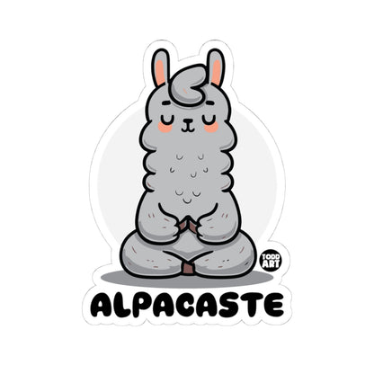 Llama MeditationTodd Art Sticker