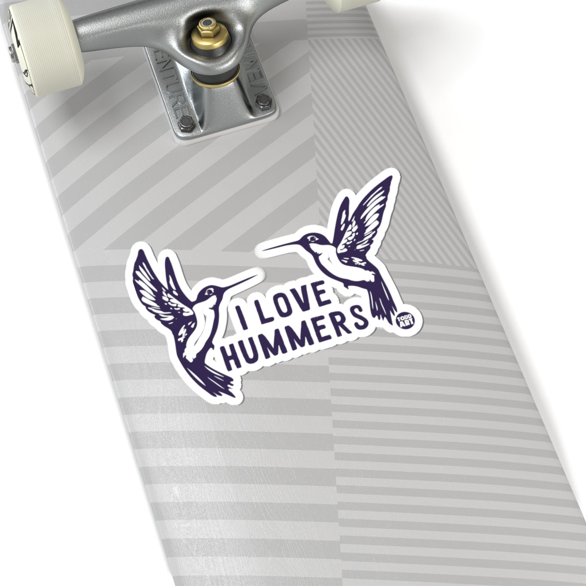 I Love Hummers Birds Todd Art Sticker