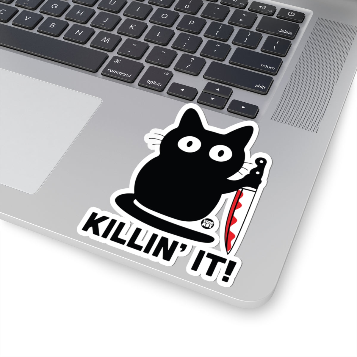 Deadly CuteTodd Art Sticker