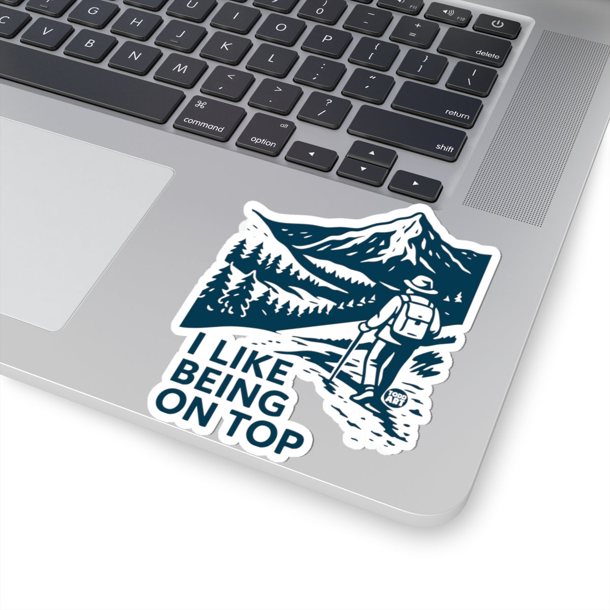 I Like Being On Top Todd Art Sticker