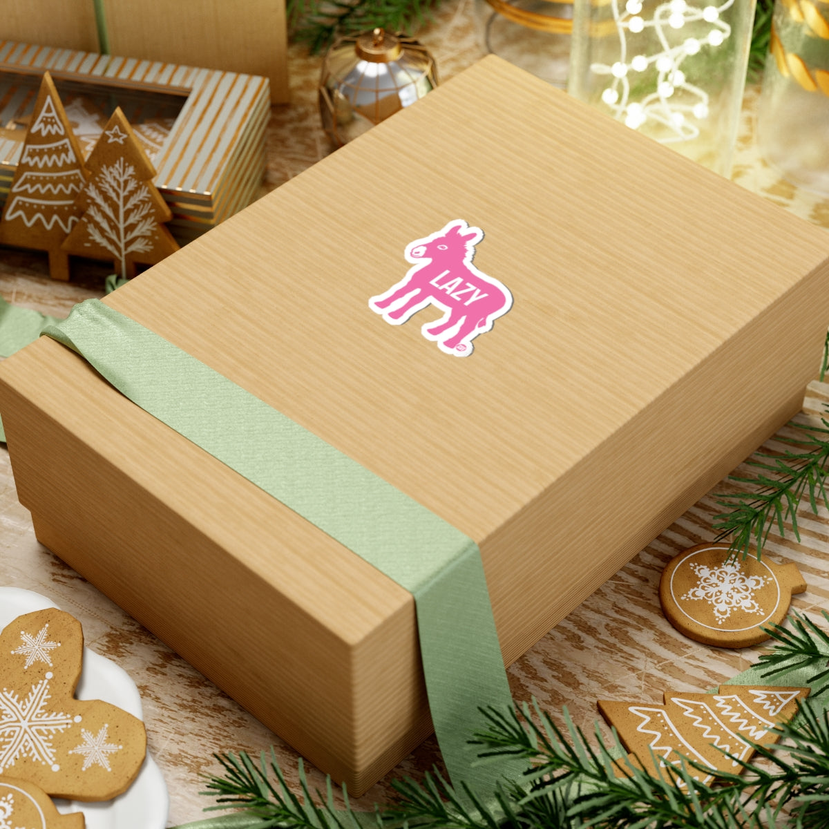 Lazy Donkey Todd Art Sticker