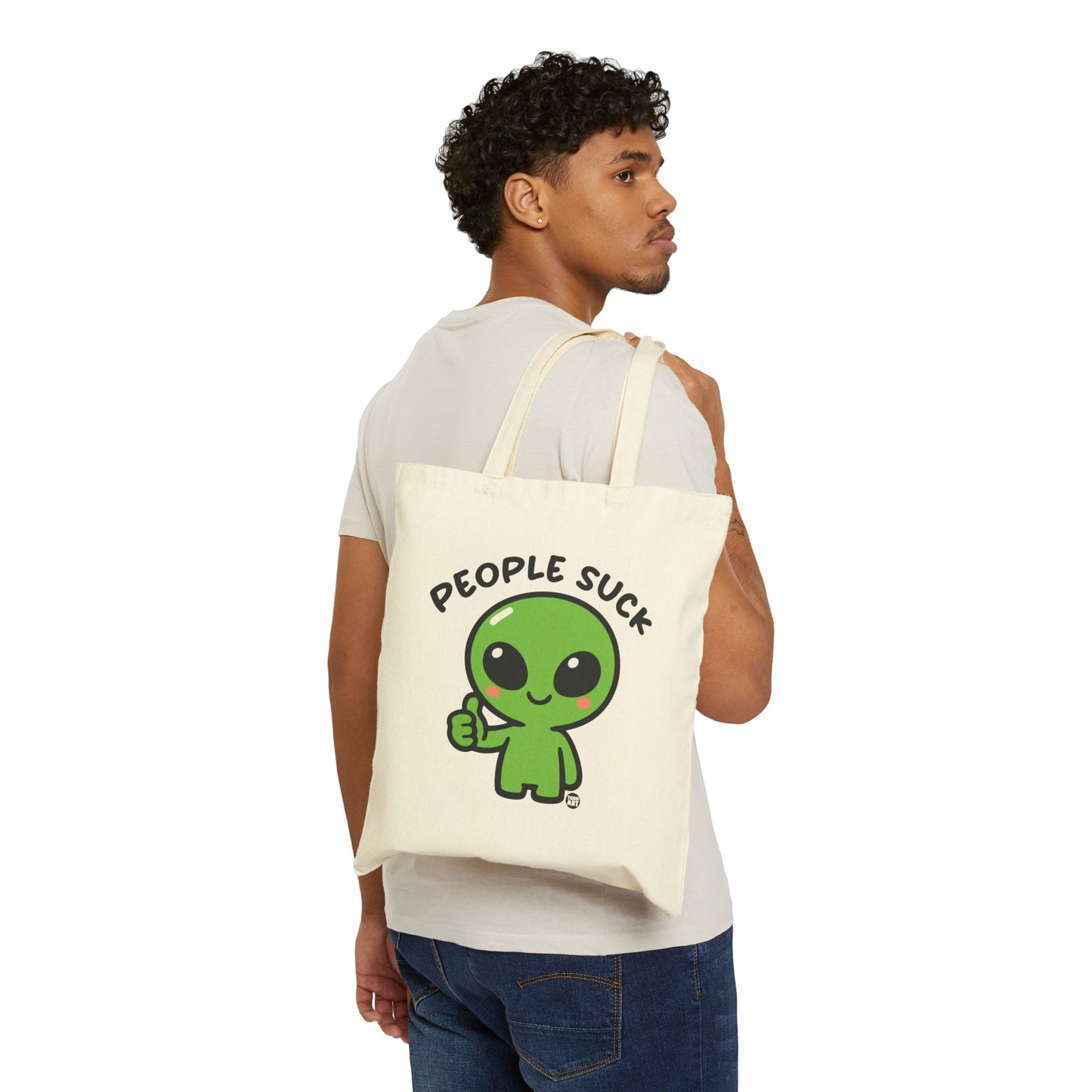 People Suck Alien Tote Bag