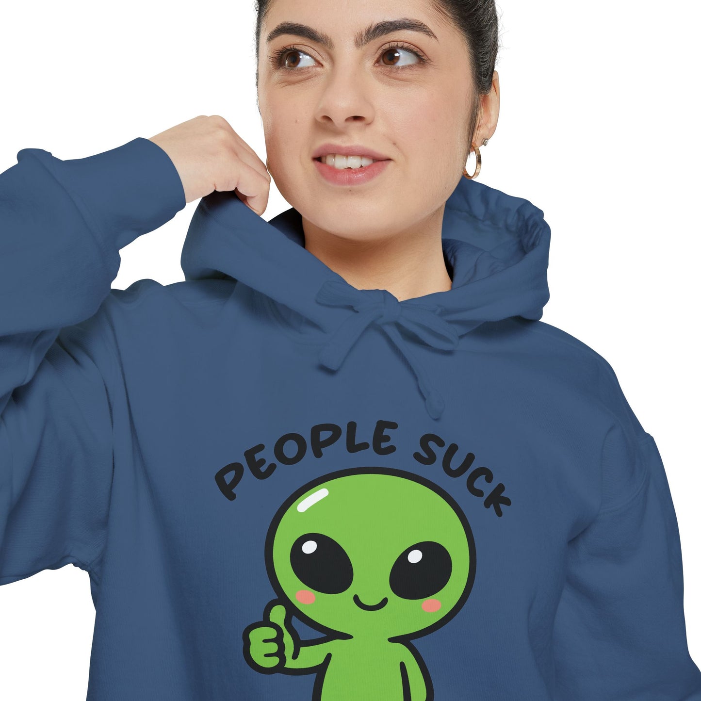 "People Suck"  Alien Hoodie