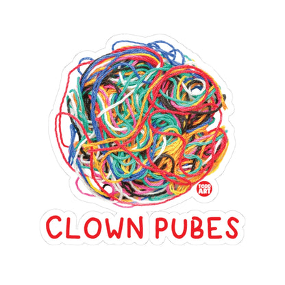 Clown PubesTodd Art Sticker