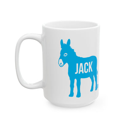 Bright Eyed Donkey Portrait Todd Art Mug