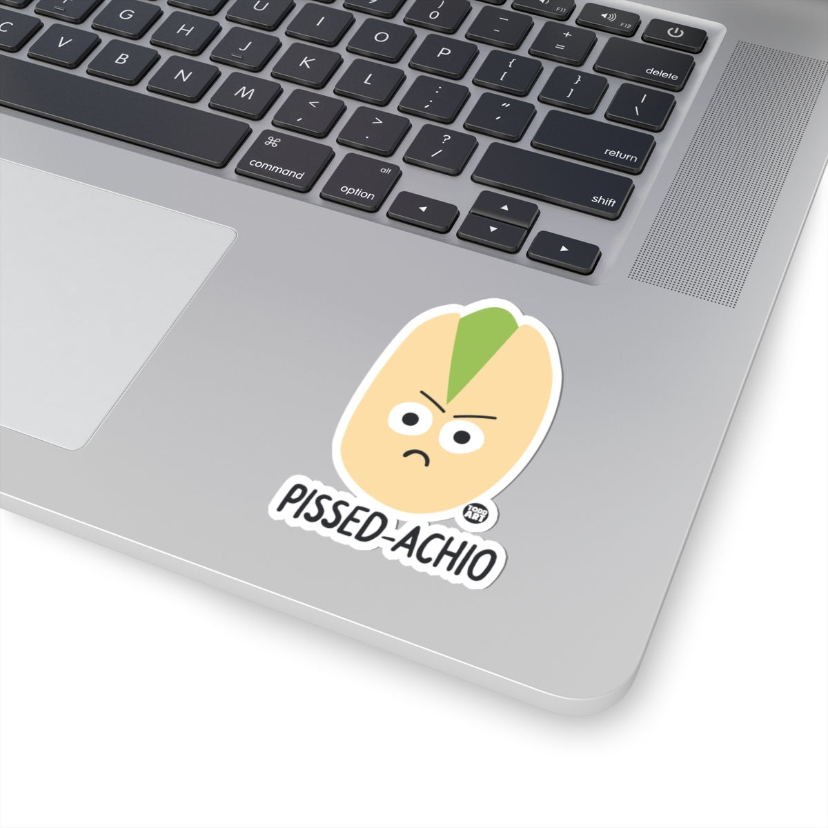 Angry PistachioTodd Art Sticker