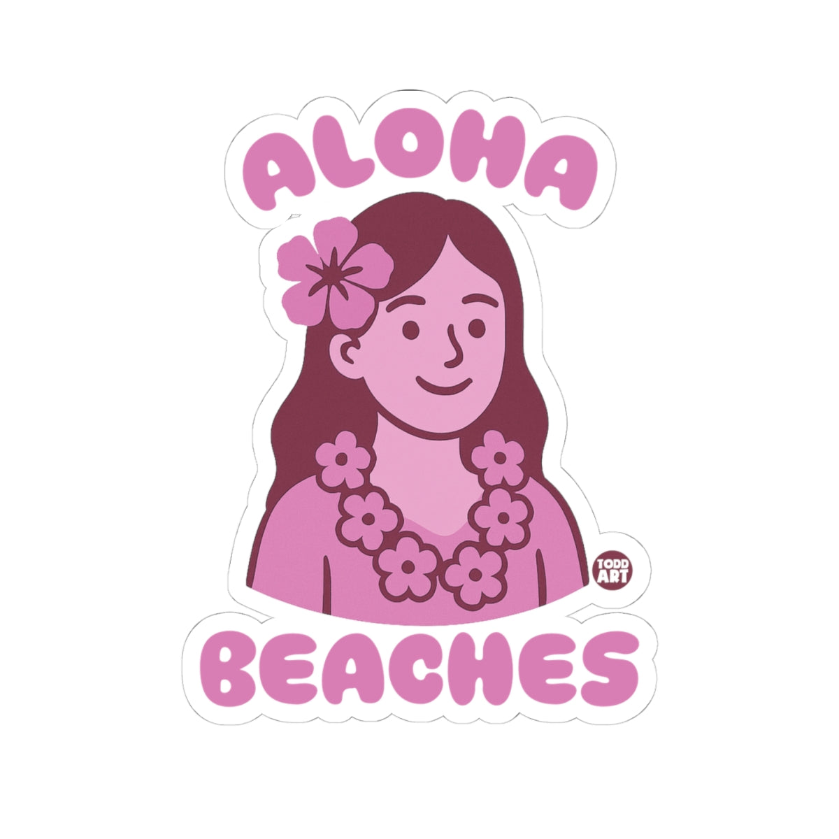 Island VibesTodd Art Sticker