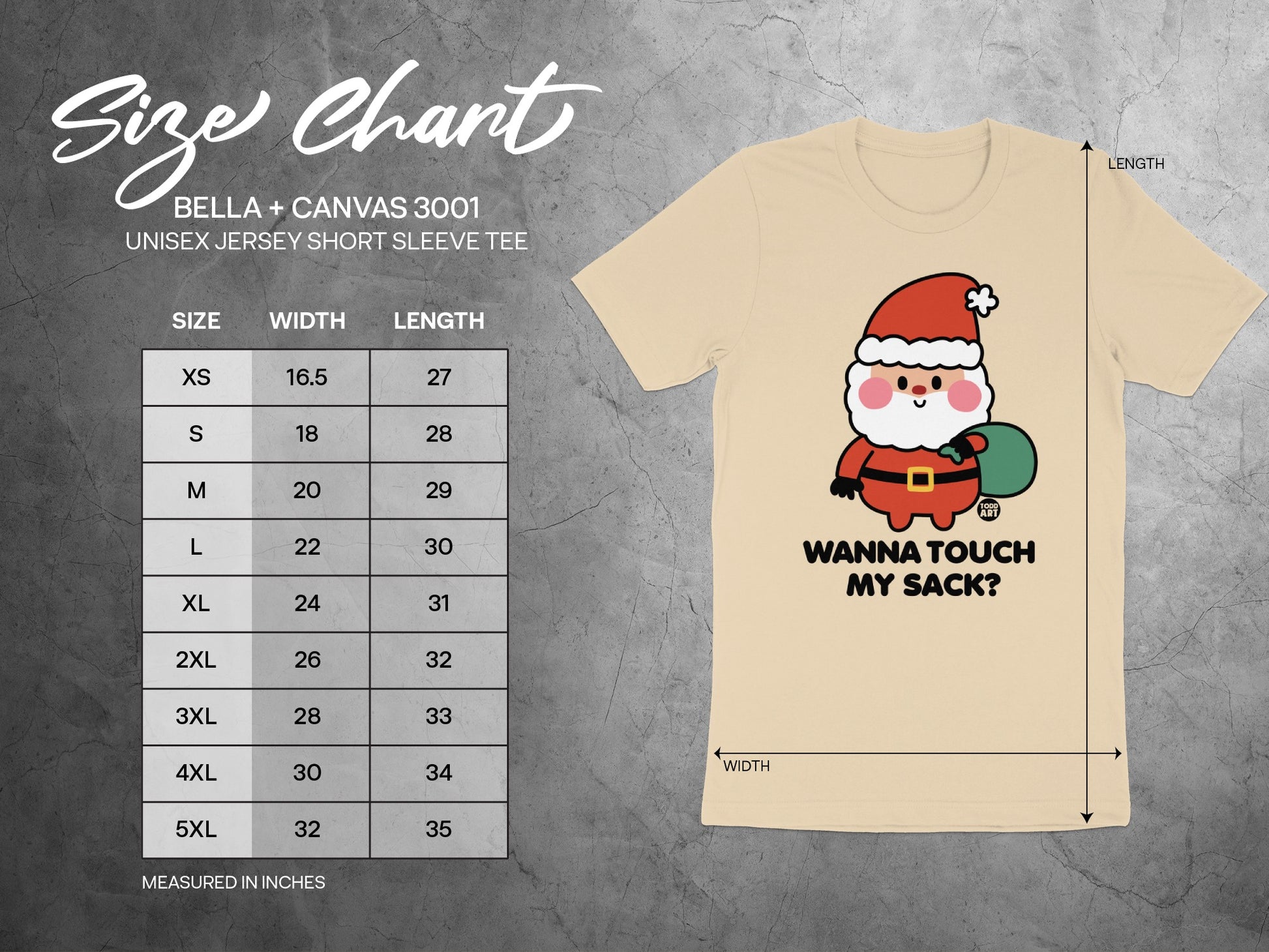 Funny Santa Christmas T-Shirt Holiday Humor Tee
