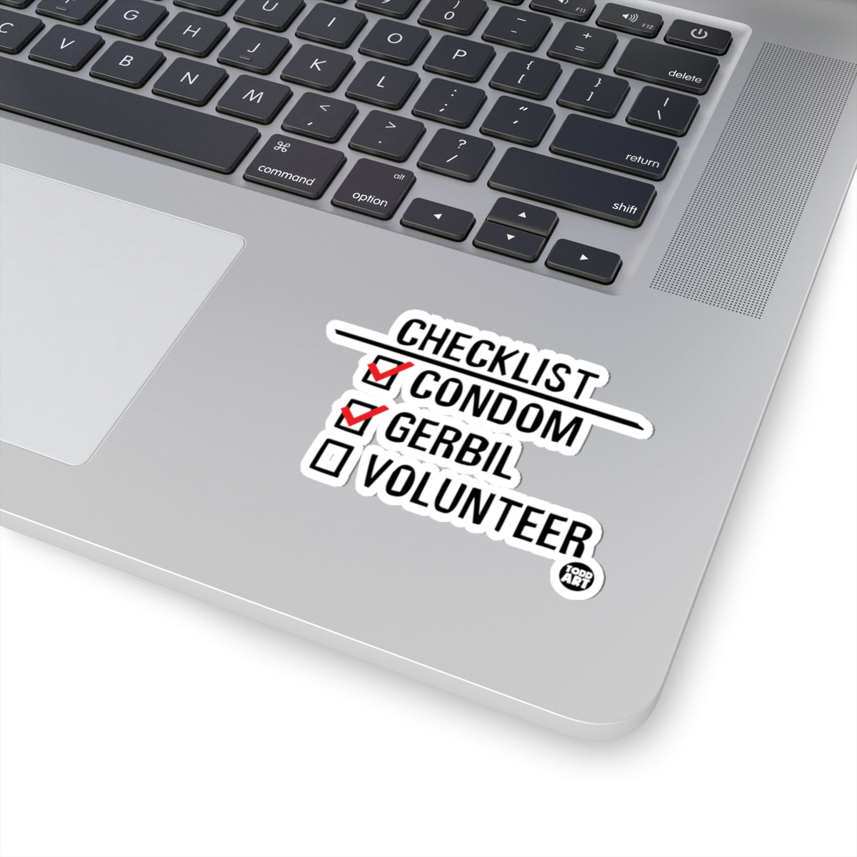 ChecklistTodd Art Sticker