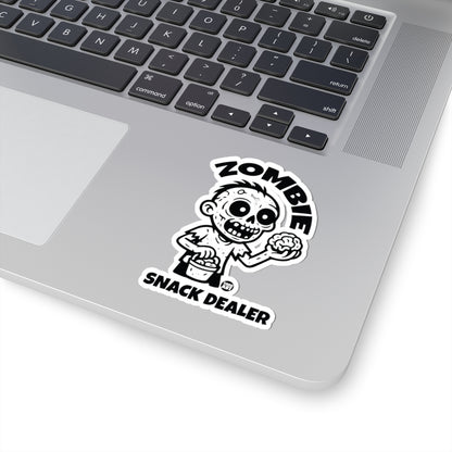 Zombie Snack DealerTodd Art Sticker