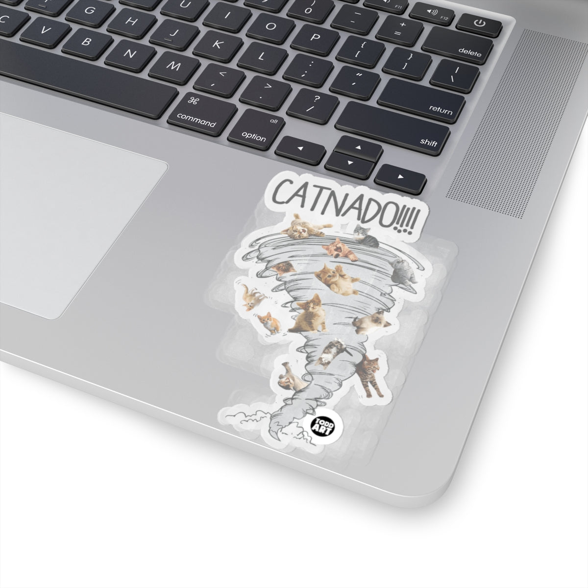 Catnado Todd Art Sticker