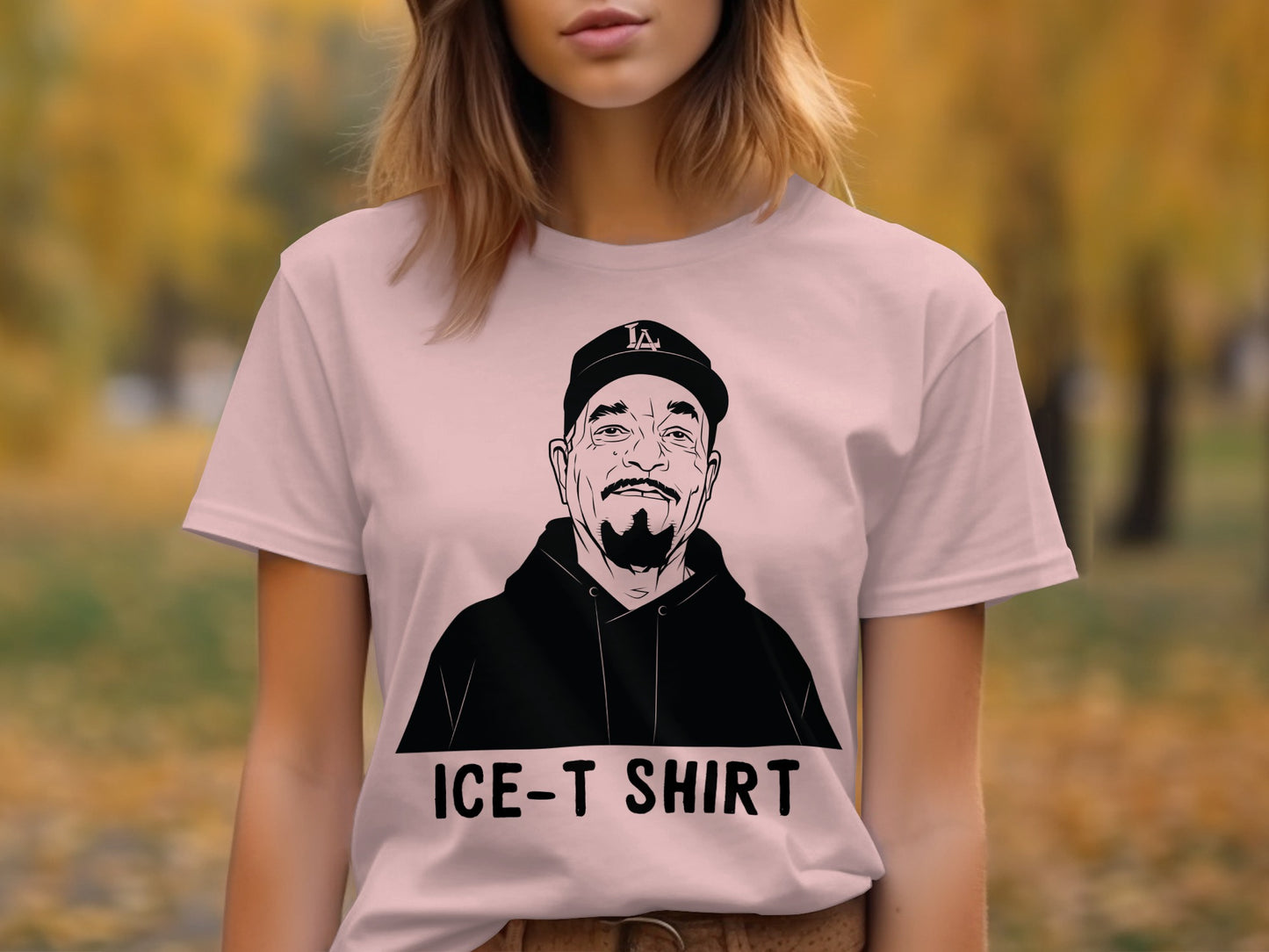 Ice-T Shirt with Illustration Design