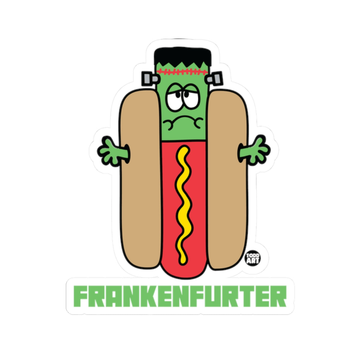 Frankenfurter Todd Art Sticker