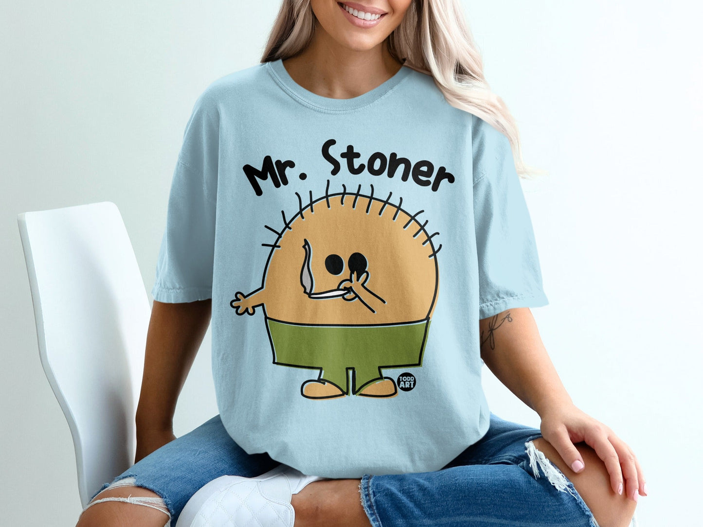 Mr. Stoner Graphic Todd Art Tee Shirt Design