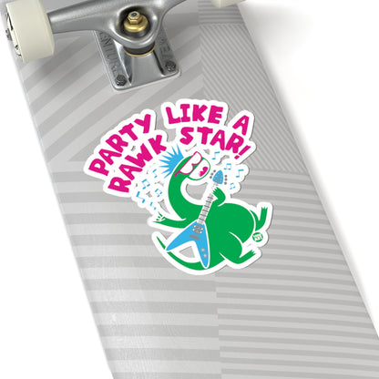 Party Rawk StarTodd Art Sticker