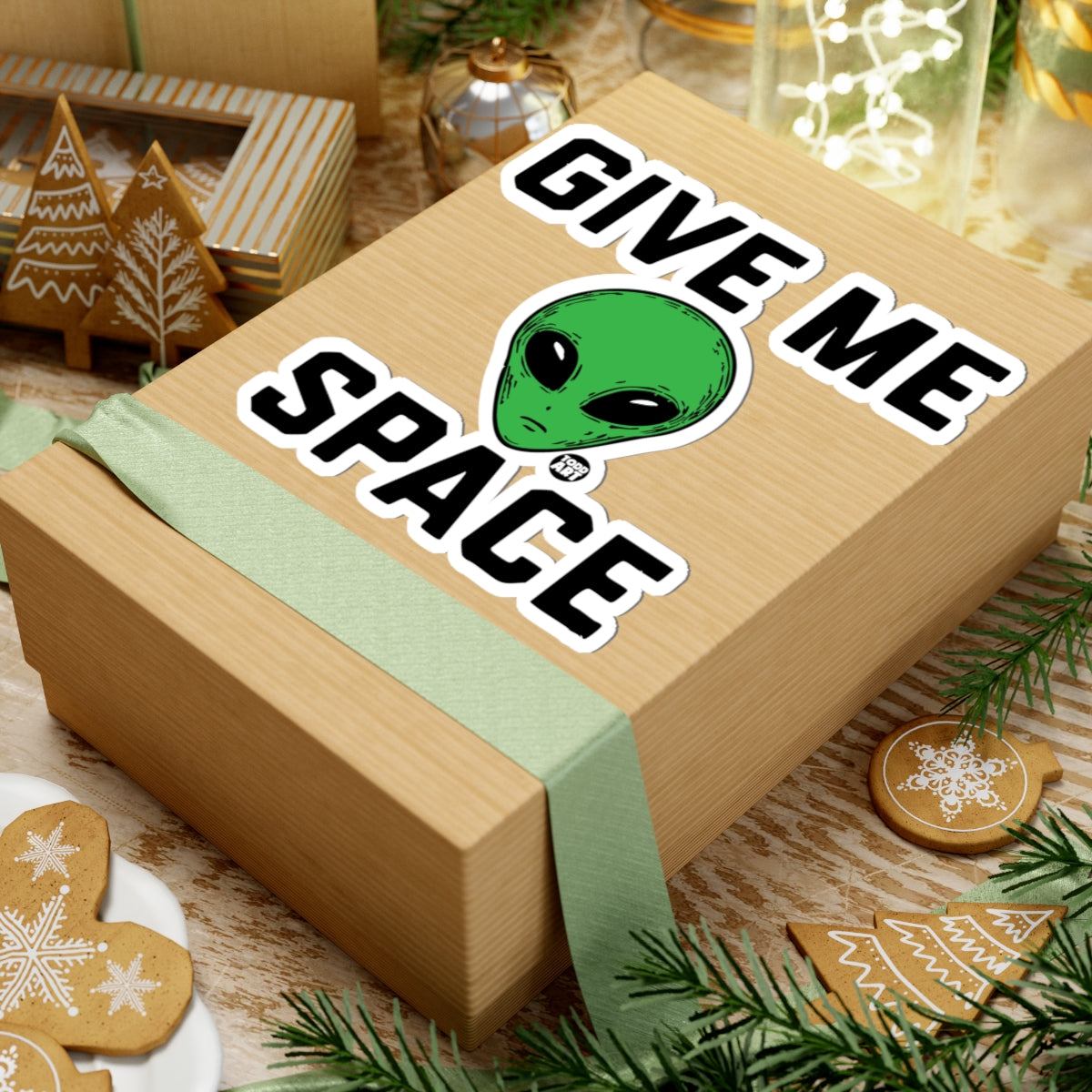 Extraterrestrial VisitorTodd Art Sticker