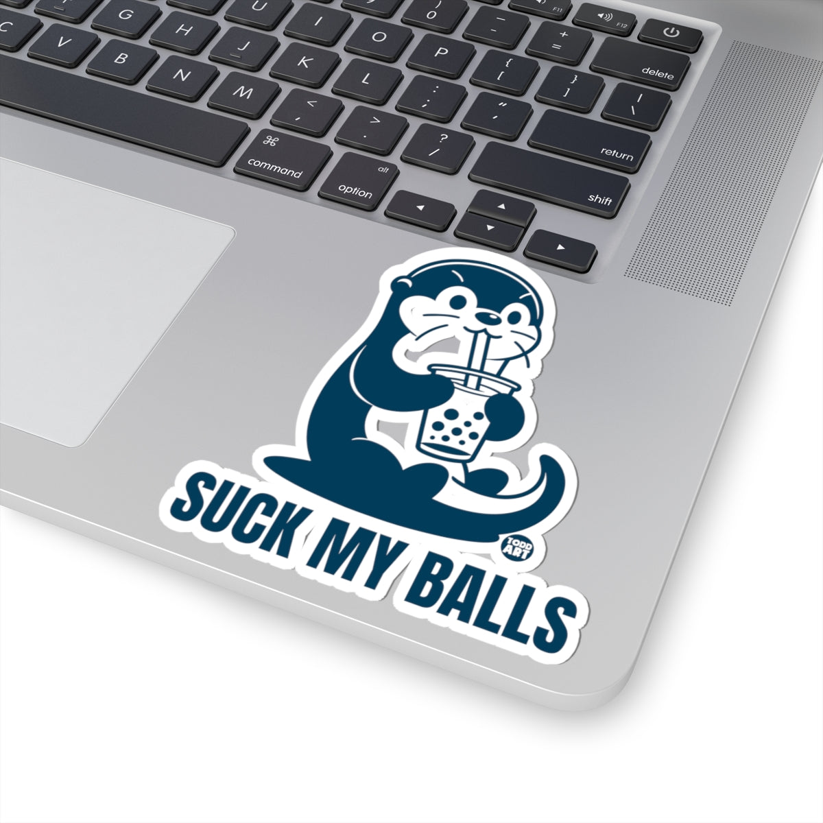 Bubble Tea OtterTodd Art Sticker