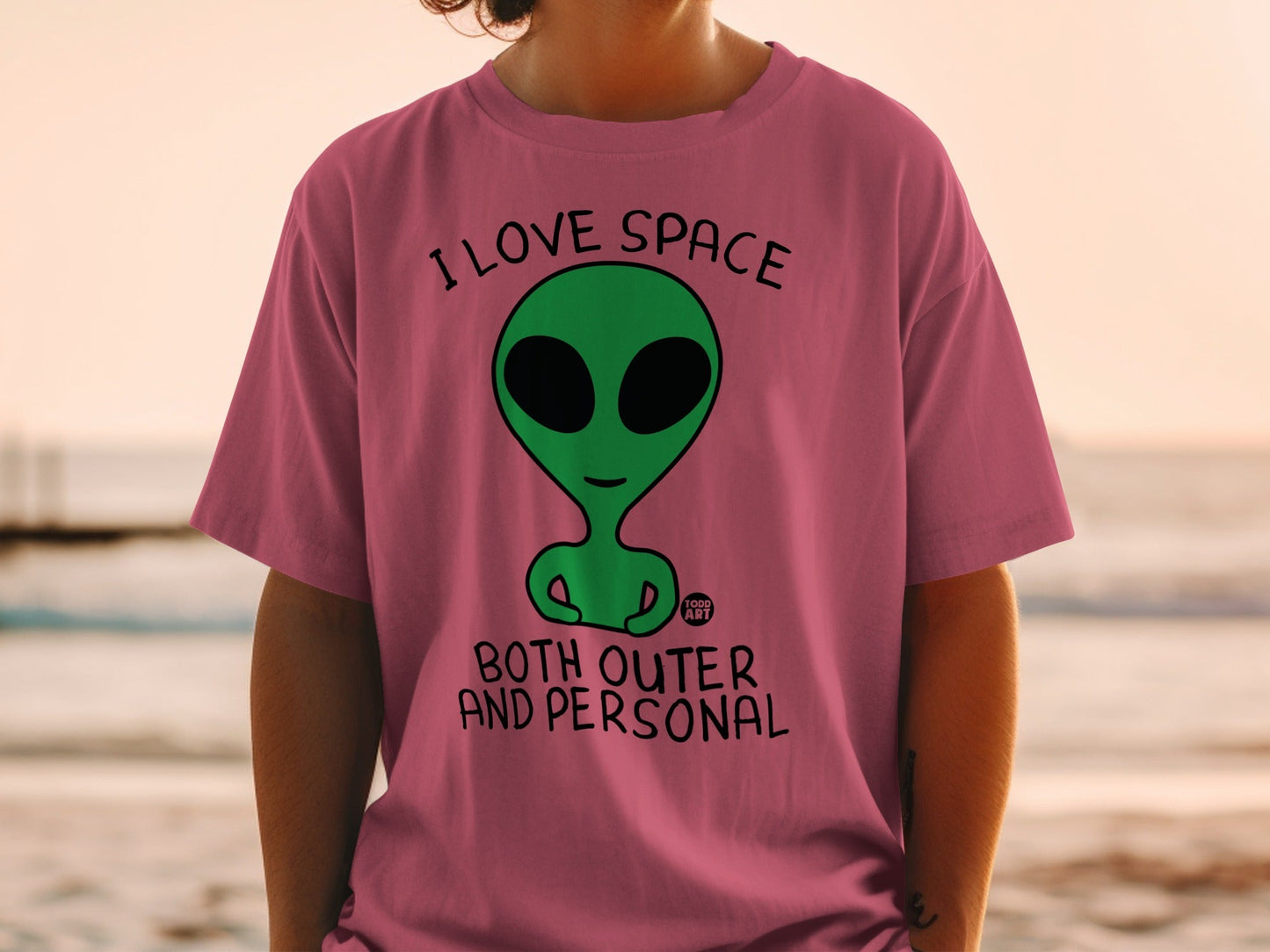 I Love Space Both Outer and Personal Alien T-Shirt