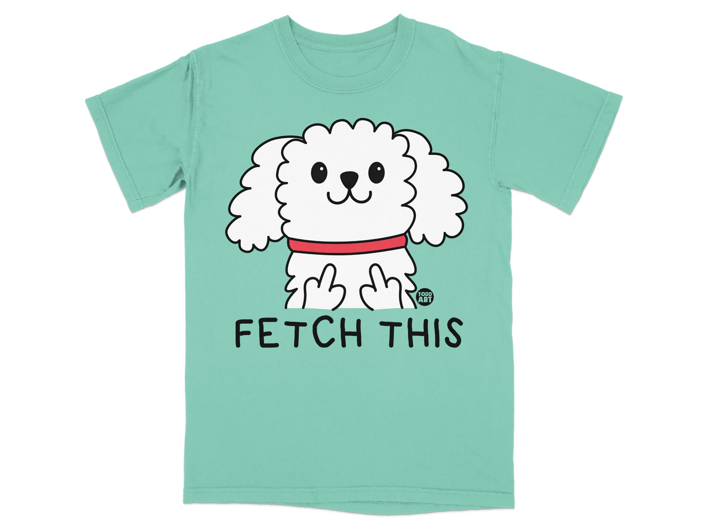 Fetch This Cute Dog Graphic Novelty Shirt
