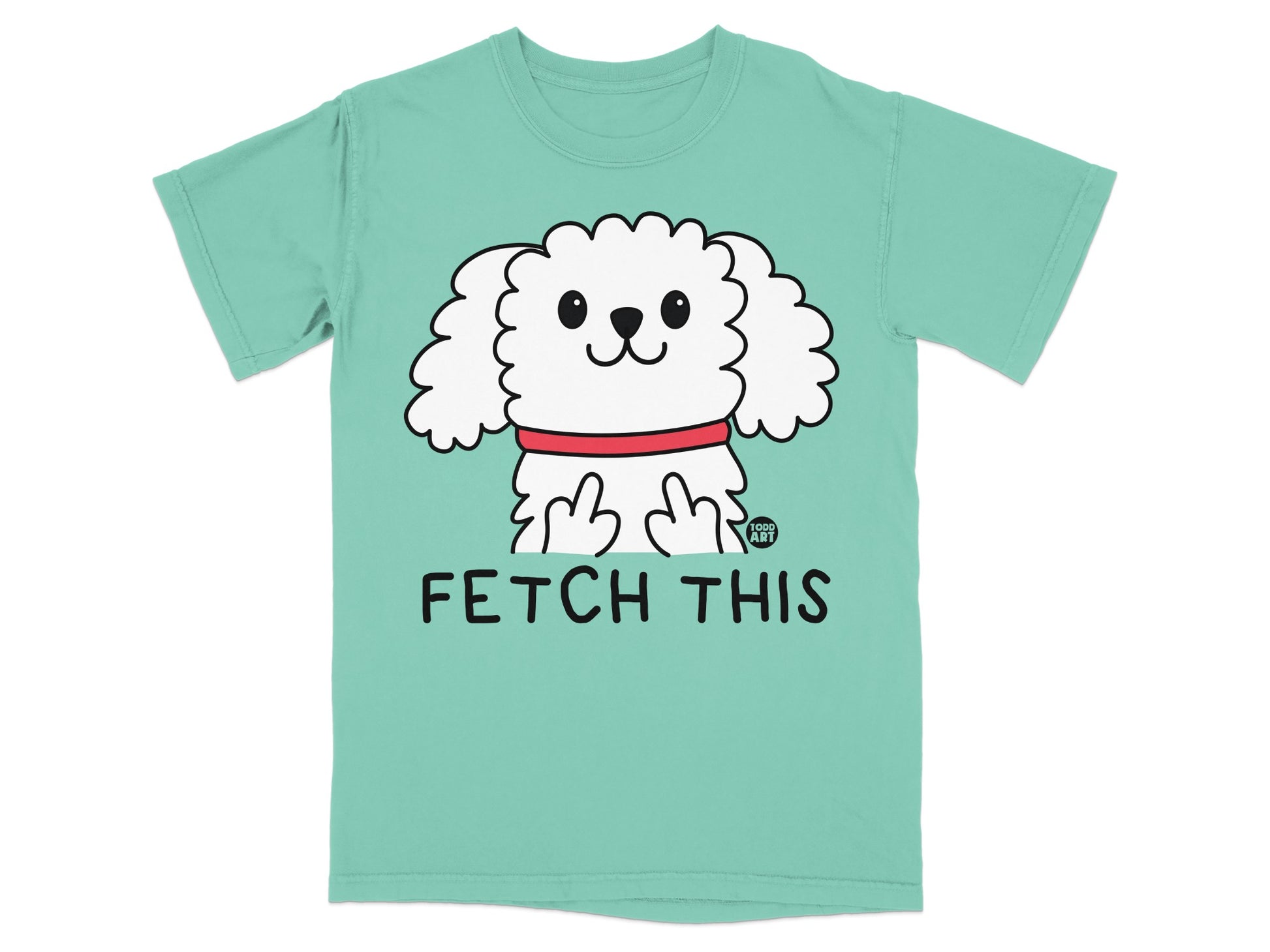 Fetch This Cute Dog Graphic Novelty Shirt