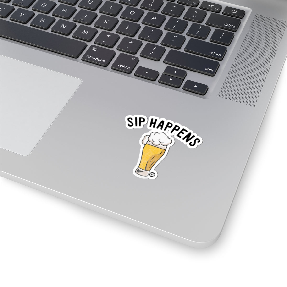 Sip HappensTodd Art Sticker