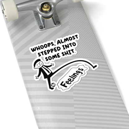 Whoops Todd Art Sticker
