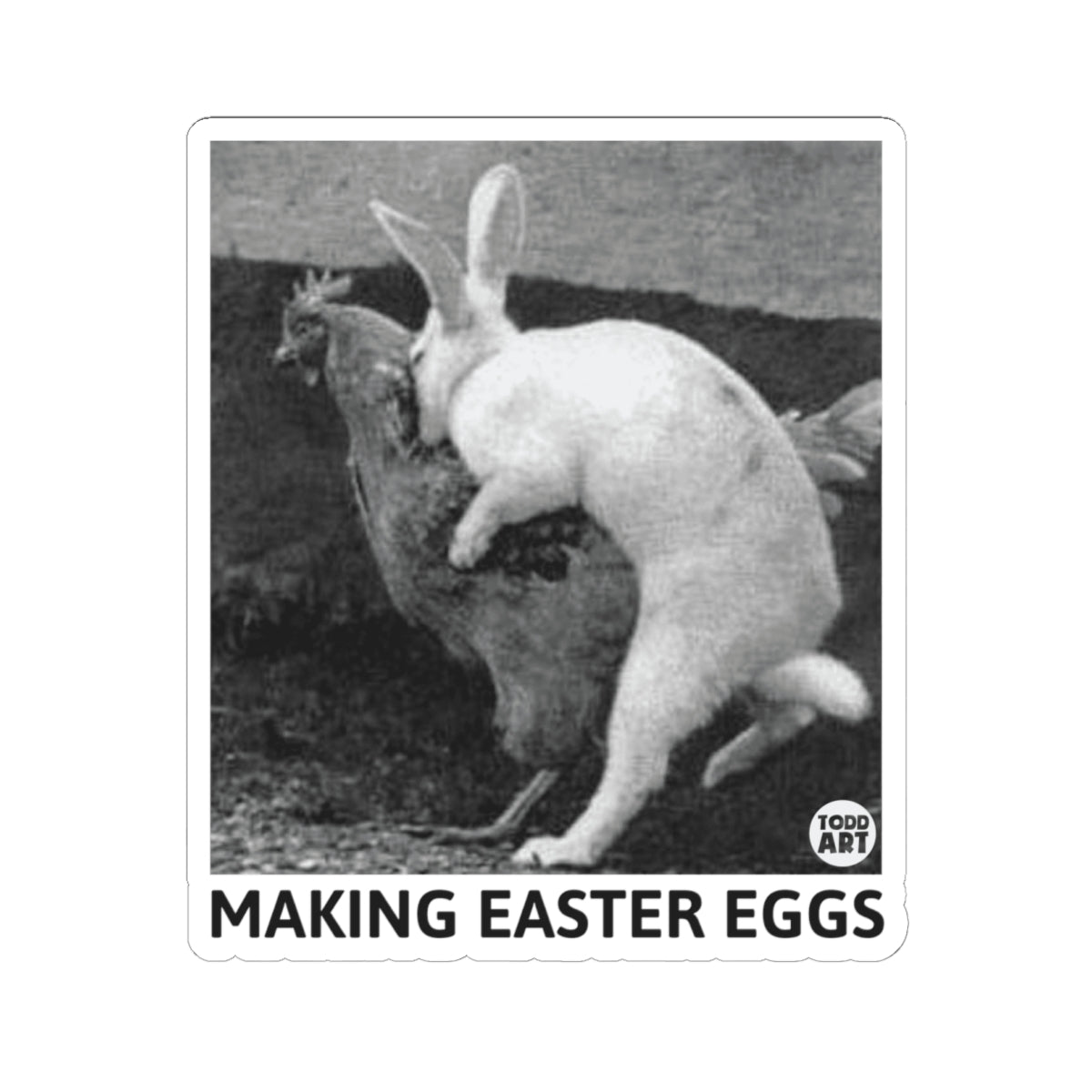 Hoppy PreparationsTodd Art Sticker
