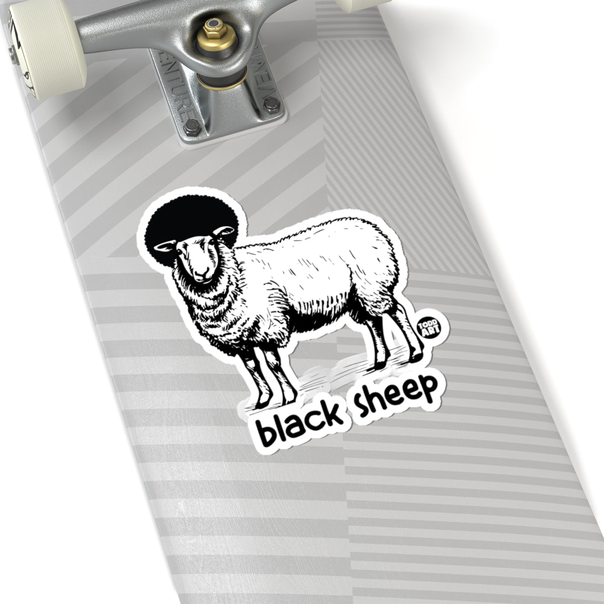 Black SheepTodd Art Sticker