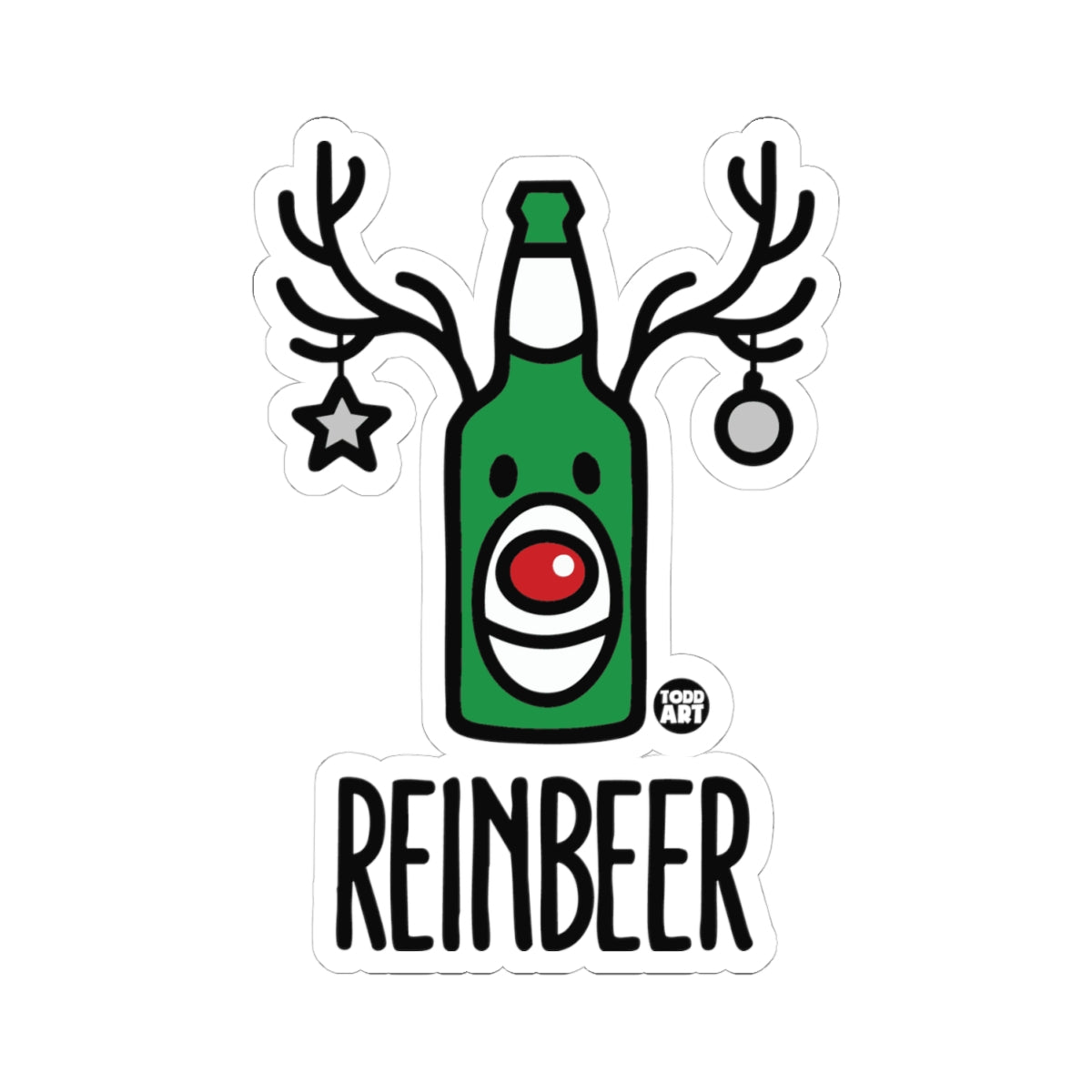 Reinbeer Todd Art Sticker