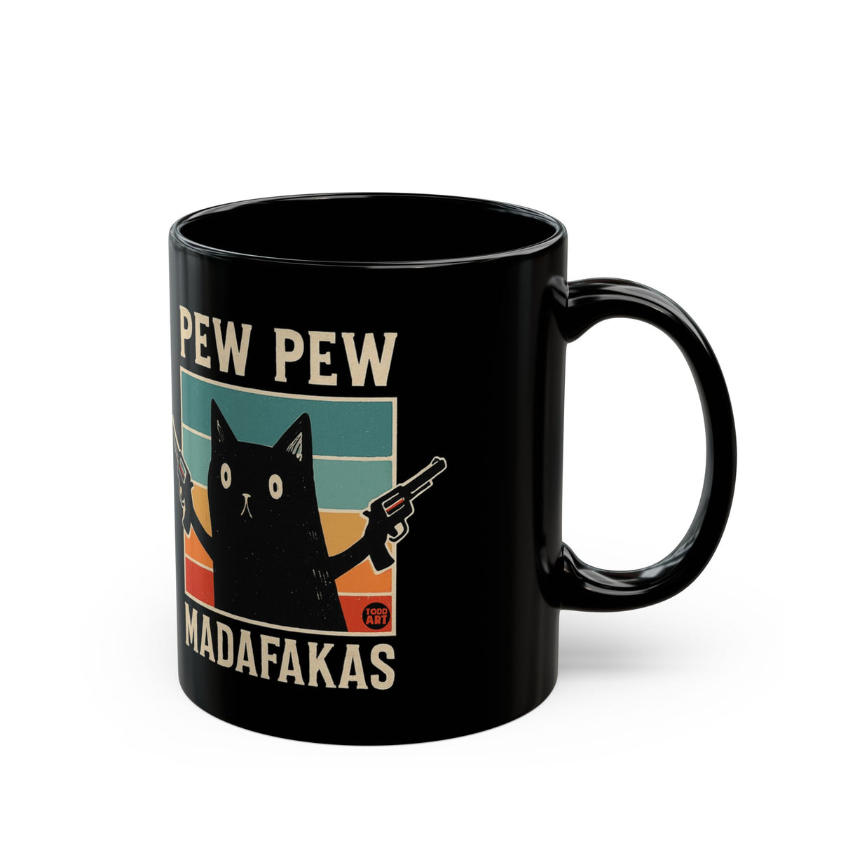 Wild West Cat Todd Art Mug