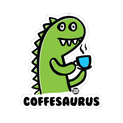 Coffesaurus Todd Art Sticker