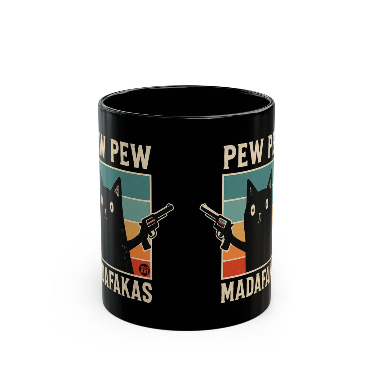 Wild West Cat Todd Art Mug