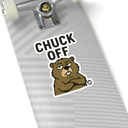 Chuck OffTodd Art Sticker